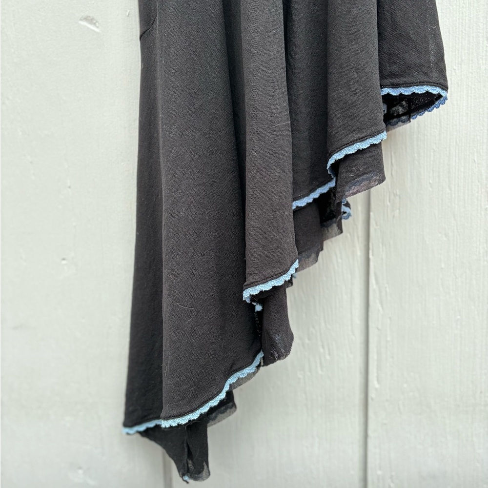 Cosabella Black Mesh Gown - Picture 3 of 8